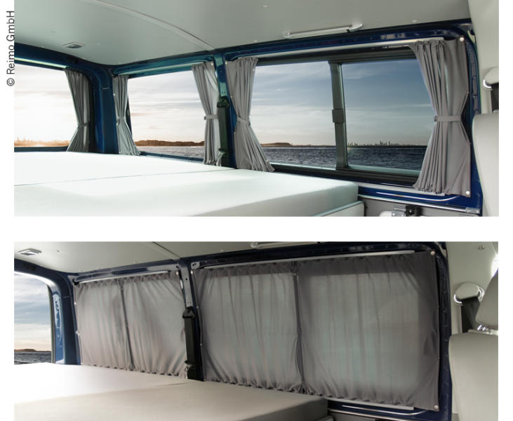 VWT5/6 KR Vorhang System creme/schwarz,blickdicht, ab 2003, UK-Version