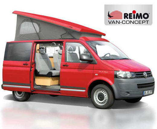 Schlafdach Superflach VW T5 / T6 / T6.1 Transporter KR - Hinten hoch