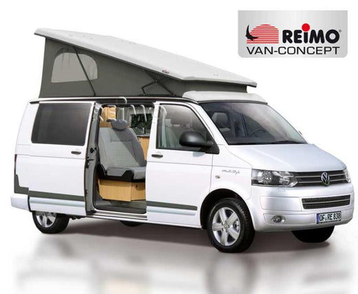 Schlafdach Superflach VW T5 / T6 / T6.1 Transporter LR - Hinten hoch