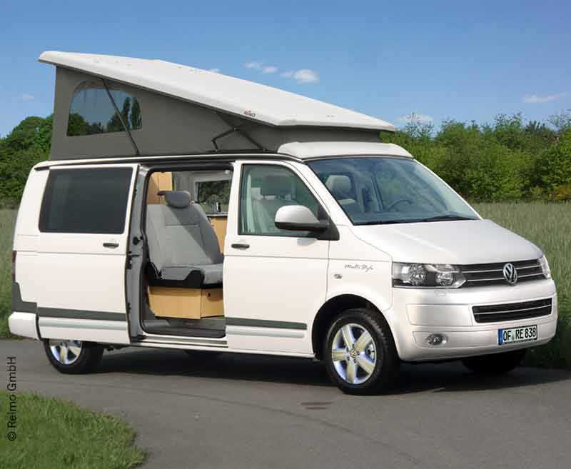 T5 Aufstelldach Easyfit, VW T6, langer Radstand, hinten hoch, Gurtverschluss