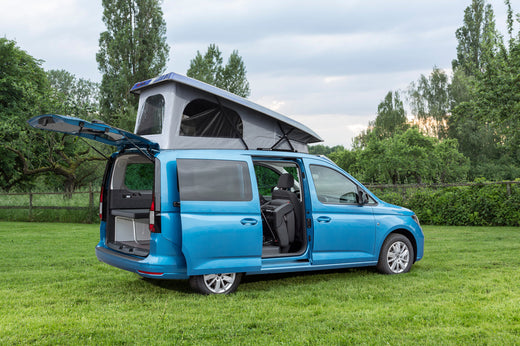 Schlafdach superflach für Caddy 5 Maxi ab Bj. 08/2020, hinten hoch