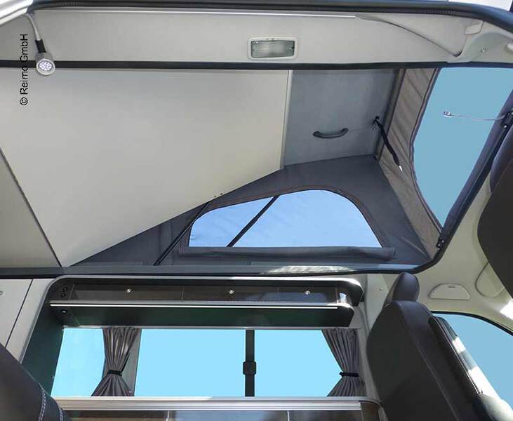 Schlafdach für VW T6.1/T6/T5 / Kurzer Radstand / Vorne hoch / Gurtverschluss</p><p><br>