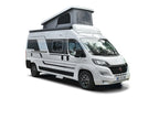 SD EF Ducato weiÃ, Canvas Standard hellgrau, inkl. Gurt, geschni.
