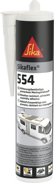 Montageklebstoff Sikaflex-554 - Weiß - 300 ml