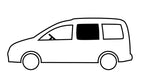 Fenster VW Caddy Maxi, vorne links, ab Bj.2008, Echtglas 714x538