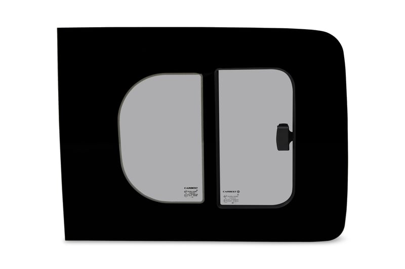 Schiebefenster VW Caddy Maxi hin.links, 830x470cm ab Bj.2021, Echtglas