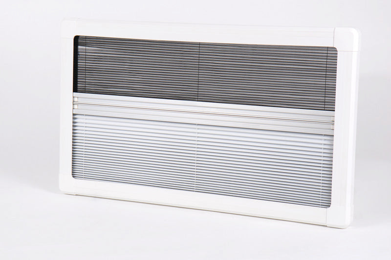 Alu Innenrahmen weiß, m Verdunklung+Insektenschutz f. RW STYLE 500x350