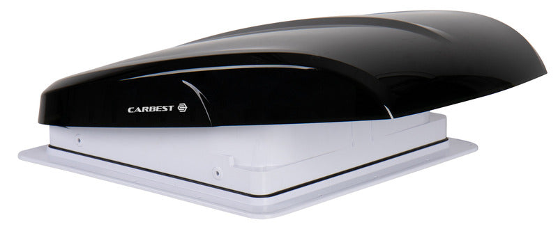 Carbest VanVent Dachventilator 40x40cm mit Verdunkelung, Rauchglas