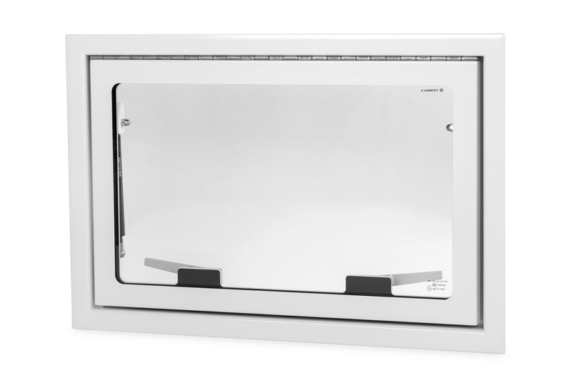 Carbest Sicherheitsglas-Ausstellfenster RW Explorer für Expeditionsmobile - Weiß