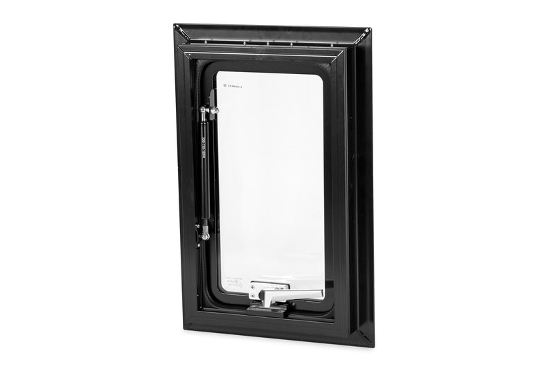 Carbest Sicherheitsglas-Ausstellfenster RW Explorer für Expeditionsmobile - Schwarz