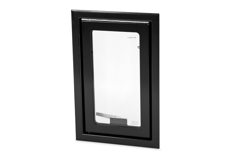 Carbest Sicherheitsglas-Ausstellfenster RW Explorer für Expeditionsmobile - Schwarz