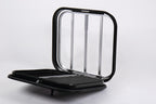 Carbest RW-Trailer Pferdeanhänger Fenster mit Gitter und abschließbar, 565x515