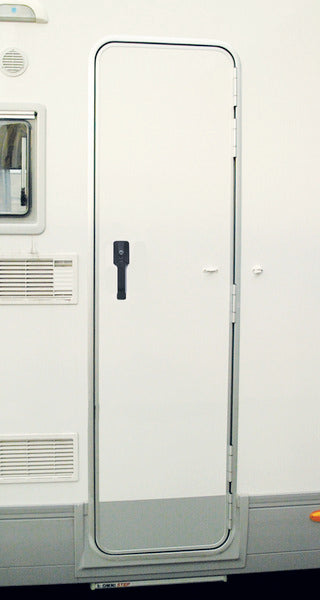 Vorgefertigte Reisemobiltür im System 2000 - Weiß