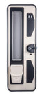 Aufbautür, AuÃen weiÃ, inkl. Fenster 220x1140mm + Rollo beige