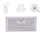 Abluft Set 4-teilig mit Dachschornstein, Ventilator, Adapter, Filter