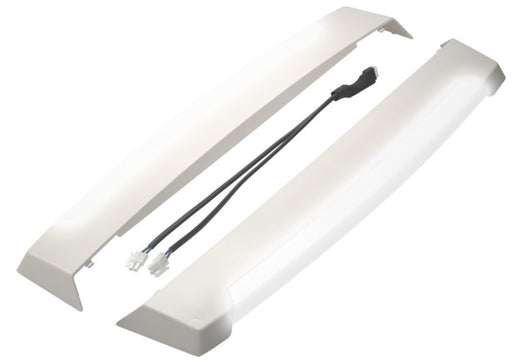 MPK Seitenblenden LED für Plisseerahmen weiß, kpl. mit kabel und Polyswitch