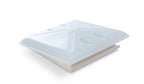 MPK Dachhaube 400 x 400 mm - Milchglas - Mit Rollo und Moskitonetz