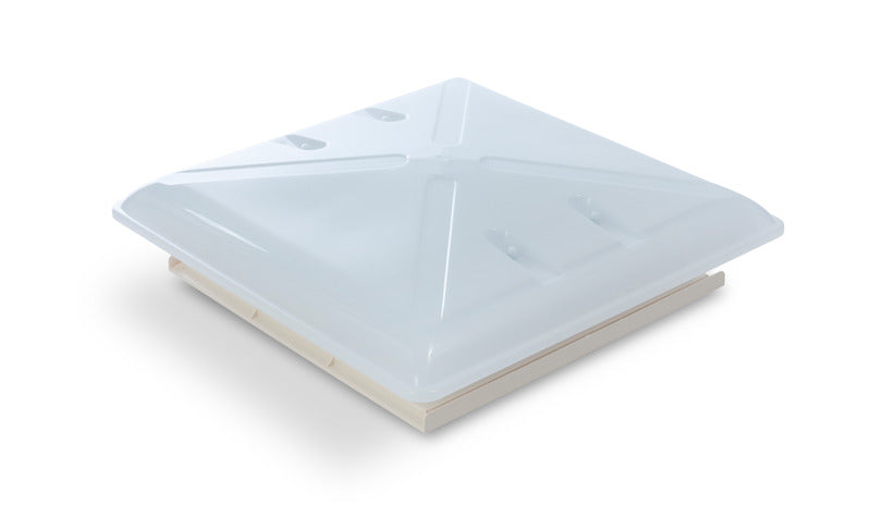 MPK Dachhaube 400 x 400 mm - Milchglas - Mit Rollo und Moskitonetz