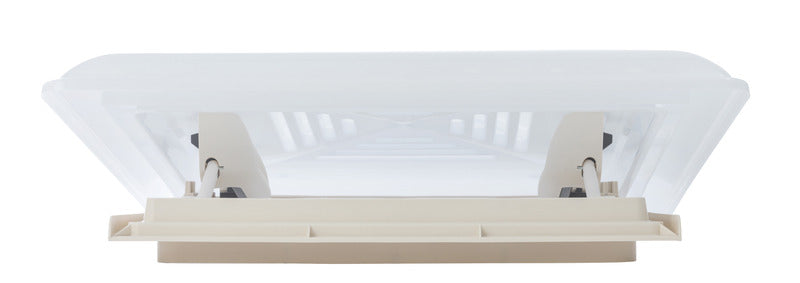 MPK Dachhaube 400 x 400 mm - Milchglas - Mit Rollo und Moskitonetz