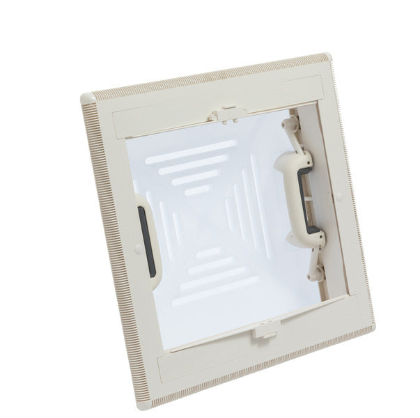 MPK Dachhaube 400 x 400 mm - Milchglas - Mit Rollo und Moskitonetz