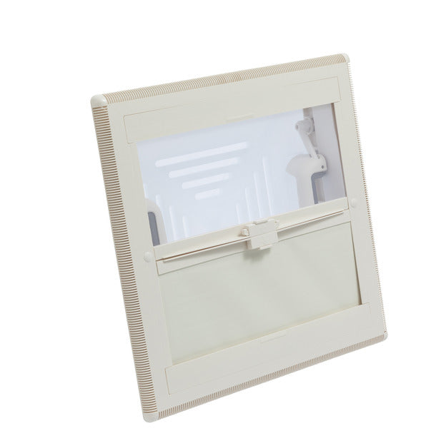 MPK Dachhaube 400 x 400 mm - Milchglas - Mit Rollo und Moskitonetz