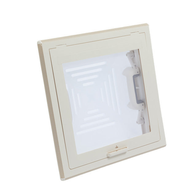 MPK Dachhaube 400 x 400 mm - Milchglas - Mit Rollo und Moskitonetz