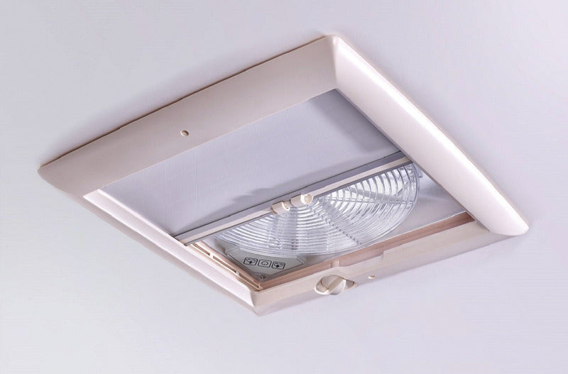 Thule Dachhaube Omni-Vent mit 12 Volt Ventilator 40x40 weiß