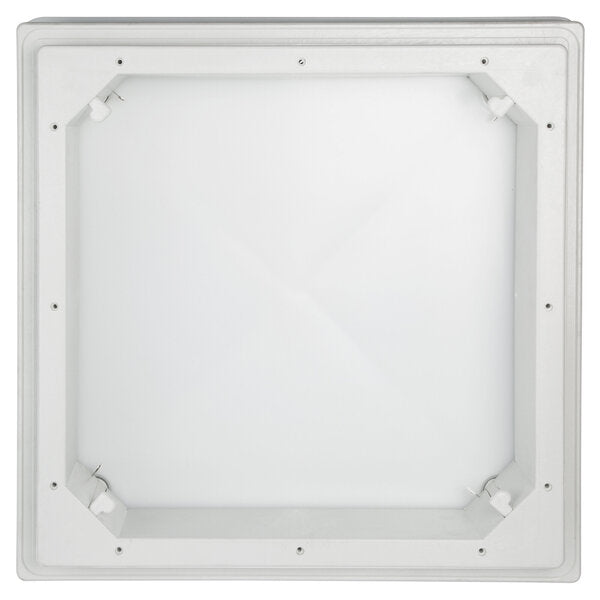 Dachhaube 50 x 50 cm - Mit abnehmbarer Milchglashaube