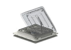Kurbeldachhaube mit 12 Volt Ventilator + Thermostat 40x40cm