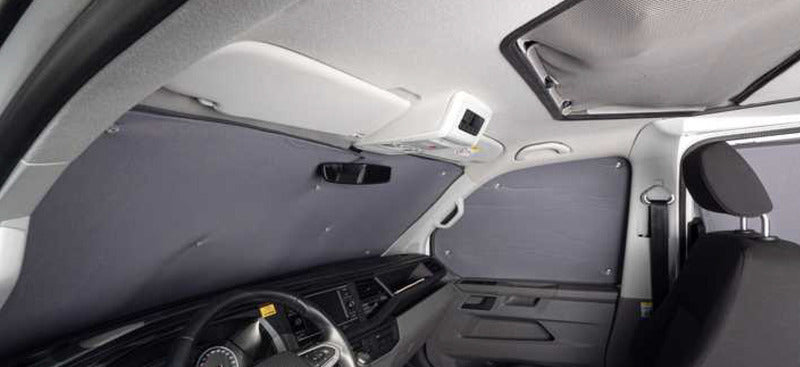 Thermo-Verdunkelung grau, Ford Tourneo ab 2023, Fahrerhaus 3-tlg