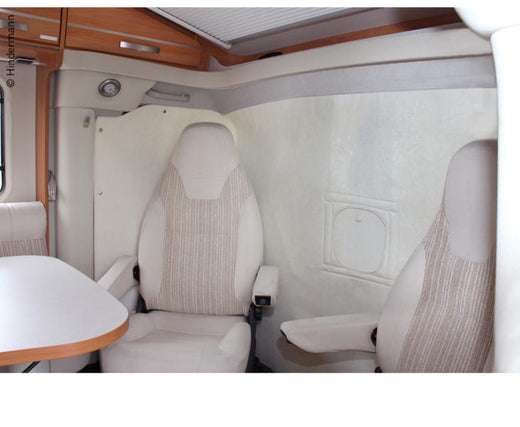 Hindermann Thermo Trennvorhang Isoflex Fiat Ducato ab 7/2006 für das Fahrerhaus innen