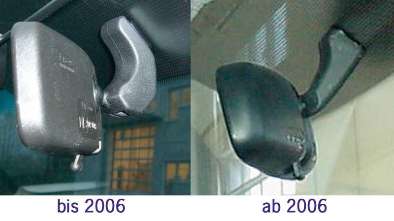 Sprinter / Crafter Frontscheibenrollo III bis 2006 - 2018 - Grau - Gerader Spiegelfuß