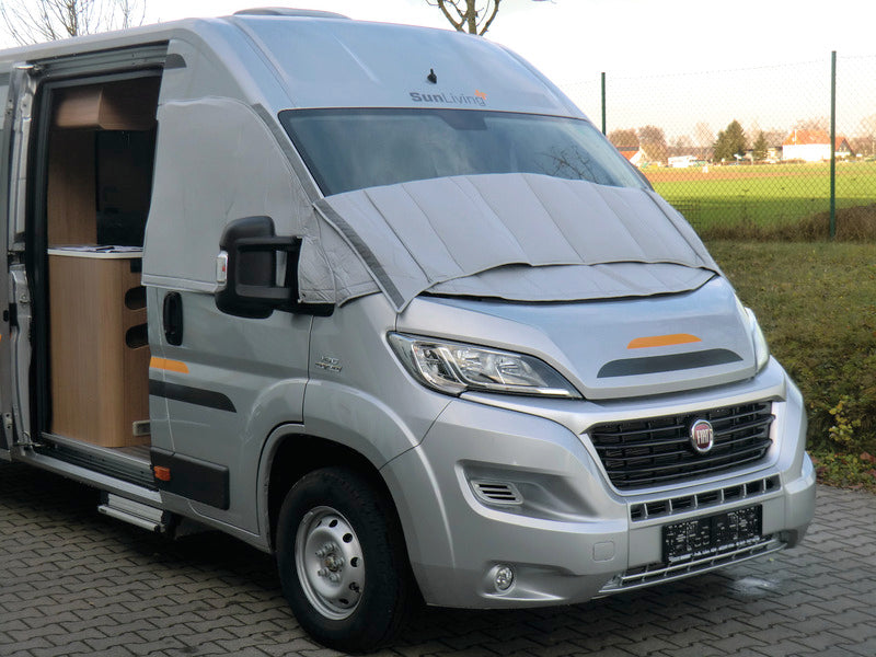 Carbest Thermomatten außen Fahrerhausscheibe Ducato 94-02, mit Klettverschluss