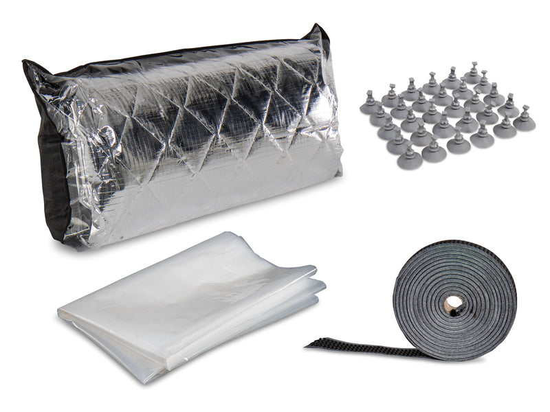 Thermomatte Do-it-yourself universal schwarz/silber, 3,5m x 1,55m