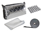 Thermomatte Do-it-yourself universal schwarz/silber, 3,5m x 1,55m