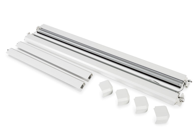 Verdunkelung u.Insekt.schutz MULTIFRAME 1492x592 PVC Rahmen, weiÃ