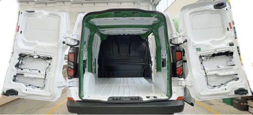 CARFI Kabelkanal Ford Transit Custom / Tourneo Custom >10/2023 und Volkswagen New Transporter >03/2025 - L2 H1
