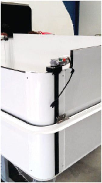 Slide Out Auszugssystem mit Aluminiumprofilen und Antrieb