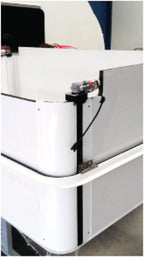 Slide Out Auszugssystem mit Aluminiumprofilen und Antrieb