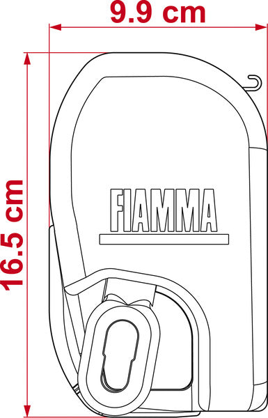 FIAMMA F45 L 4,50m weiß Tuch Royal Grey