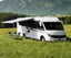 Markise Omnistor 5200 12V silber, 3,0m Tuch Mystic Grey