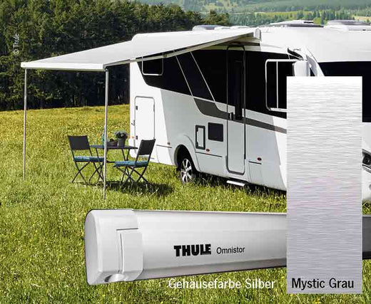 Thule Wandmarkise 5200, 2,6m, Gehäuse silber, Farbe: Mystic Grau