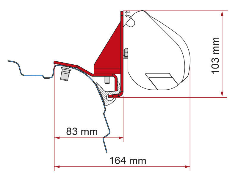 Spezialadapter für die Reimo Multirail - Abnehmbar