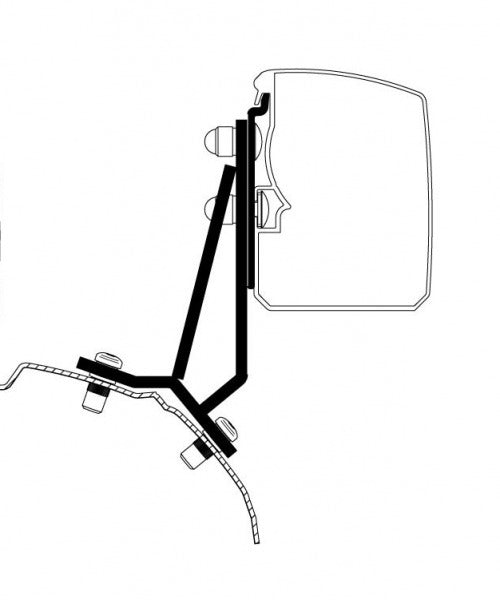 Thule Markisen-Adapter 3200 für Ford Transit / Tourneo Custom - Für Rechtslenker