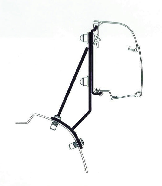 Wand-Montage-Adapter TO 4200 UK - Ford Transit Custom > 2023