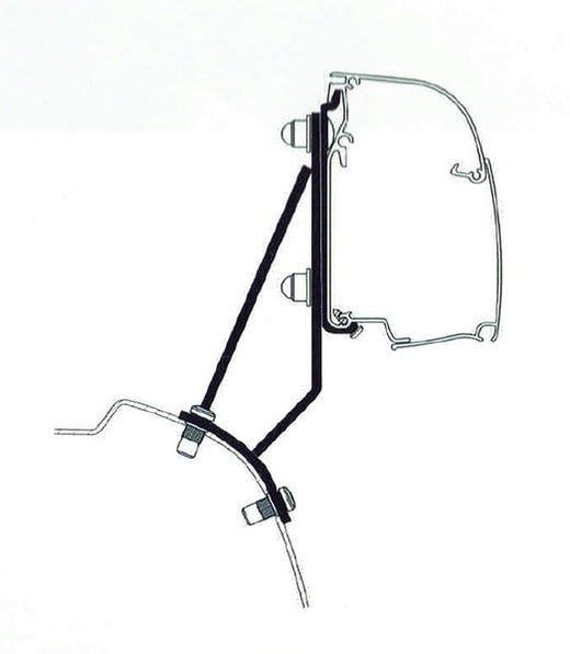 Wand-Montage-Adapter TO 4200 UK - Ford Transit Custom > 2023