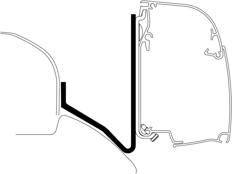 <p>Wand-Montage-Adapter für Kastenwagen und Busse&nbsp;- Mercedes-Benz Sprinter Elan Lift Roof</p>