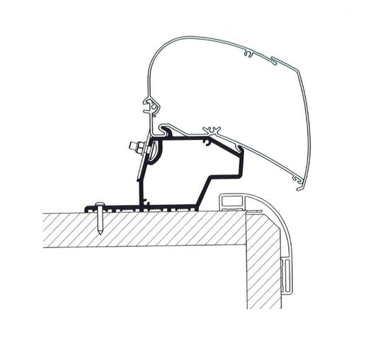 Thule Markisen-Adapter für Markisenbreite 350 - 400 cm