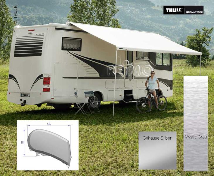 Thule Dachmarkise 9200 Länge: 4,5m Gehäuse silber