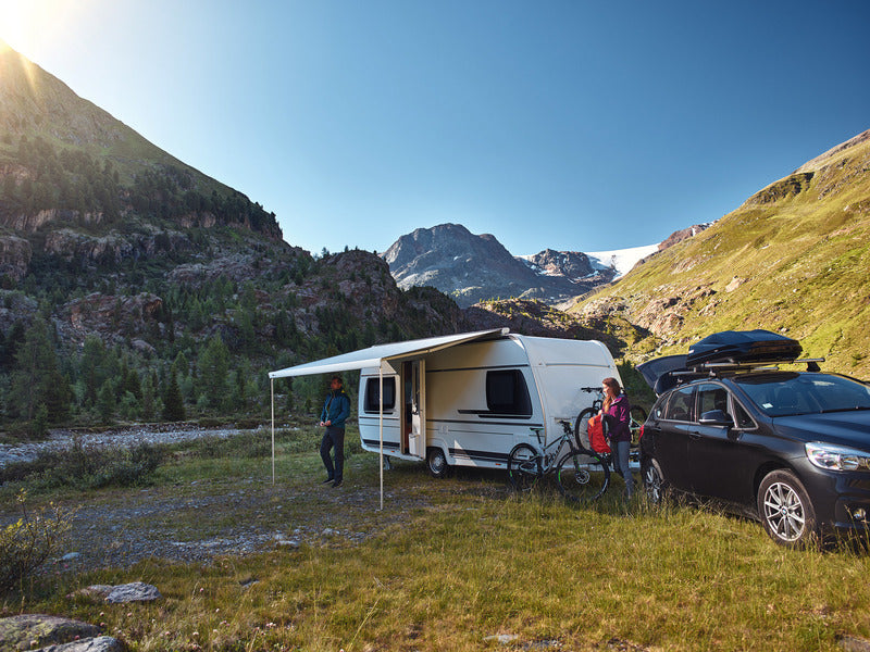 Thule Omnistor Dachmarkise 6300, Mystic Grau, Gehäuse weiÃ, 260cm